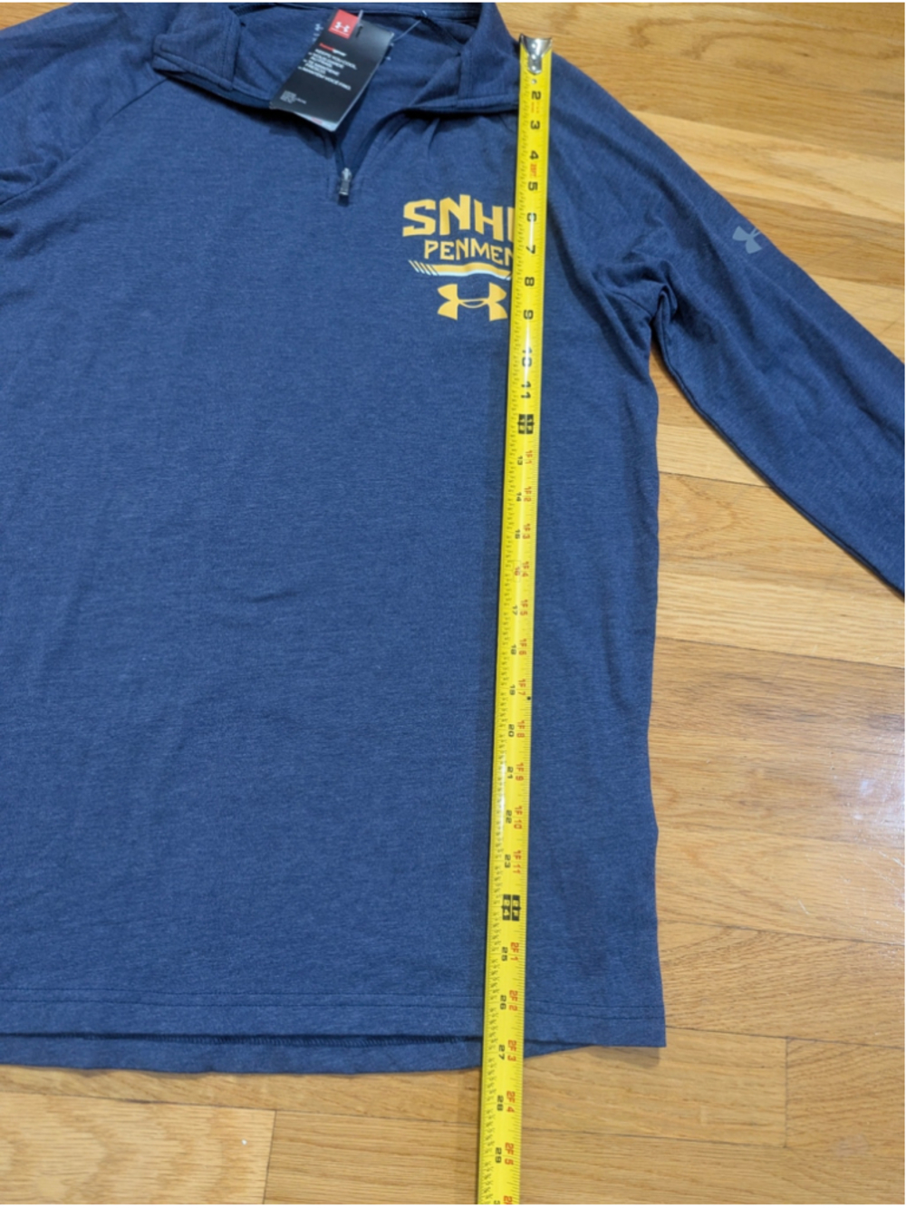 SNHU Penmen NWT Long Sleeve 1/4 zip shirt Small Under Armour - Picture 9 of 12